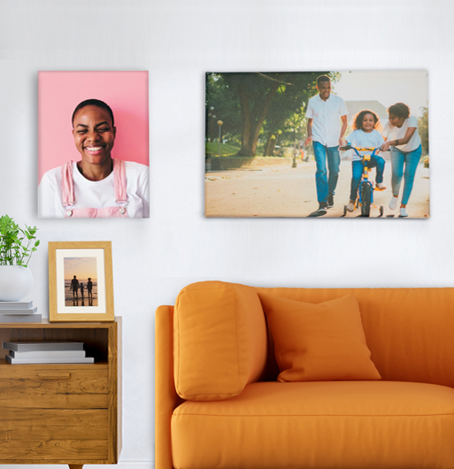 Canvas print sizes