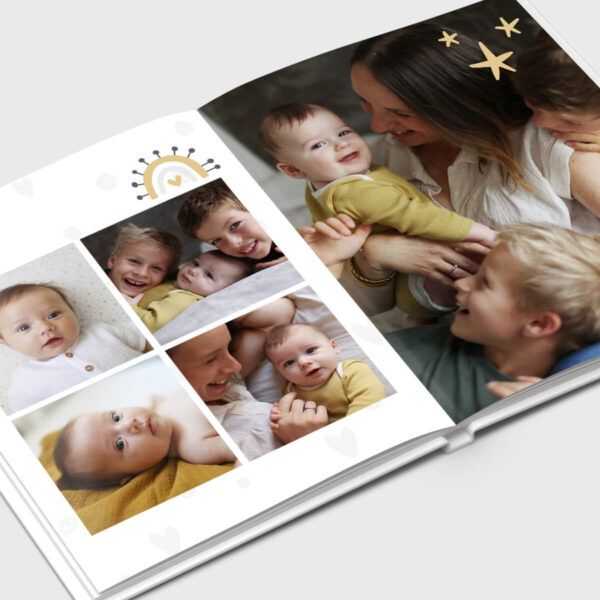 Creating a Multi-Generational Photo Book by Scanning Old Photos